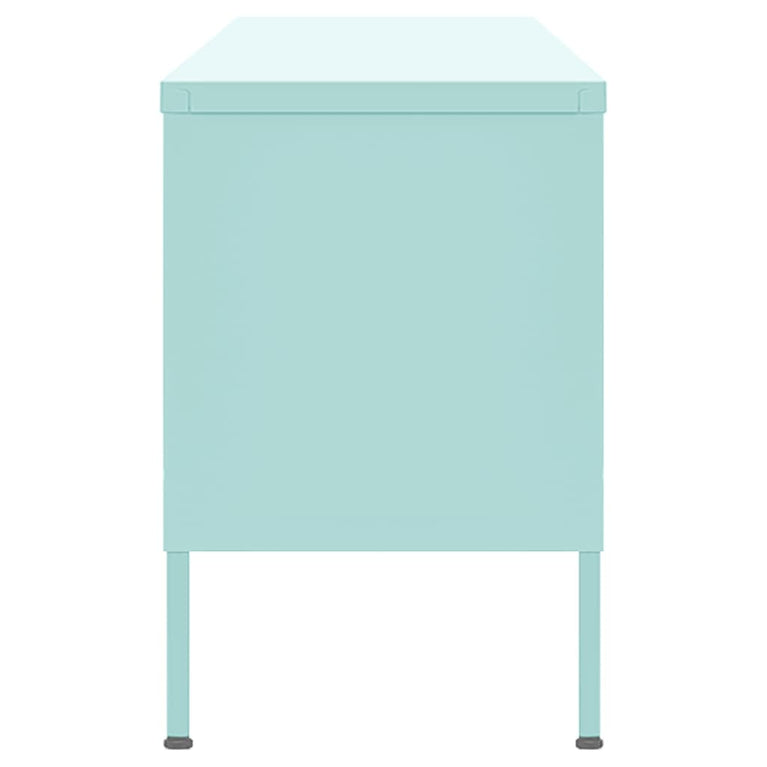 Tv-meubel 105x35x50 cm staal mintkleurig MeubelReus