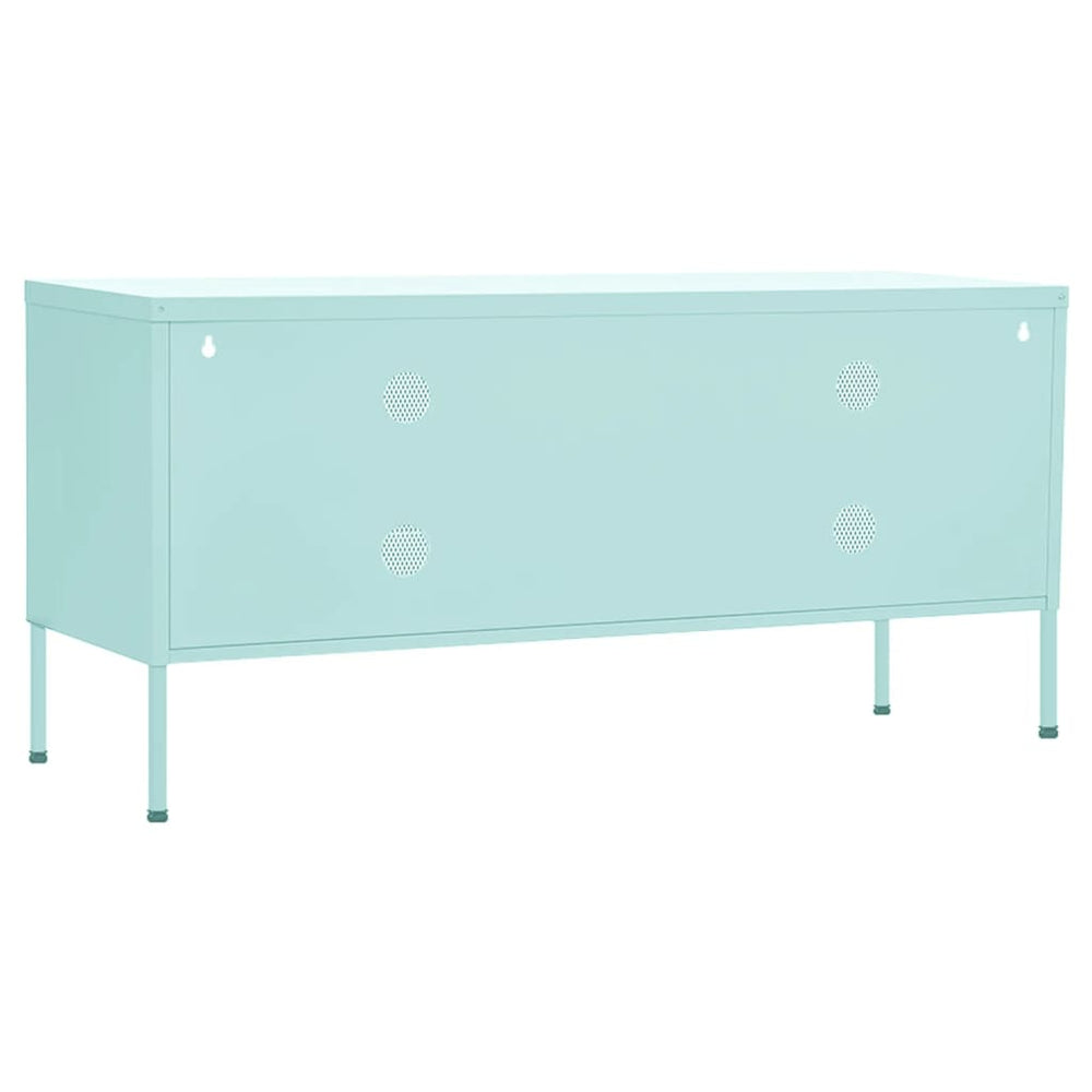 Tv-meubel 105x35x50 cm staal mintkleurig MeubelReus