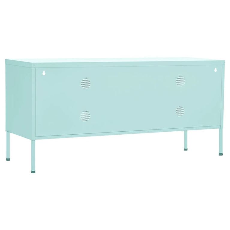 Tv-meubel 105x35x50 cm staal mintkleurig MeubelReus