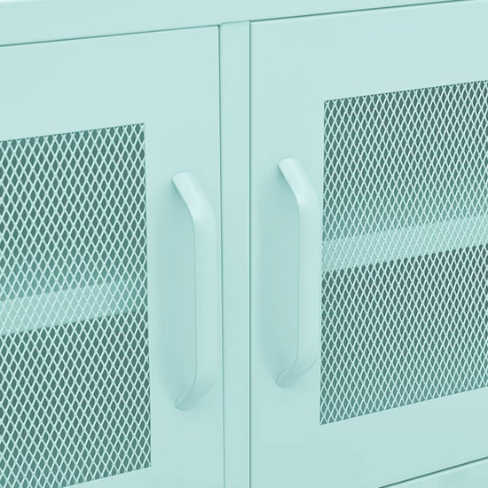 Tv-meubel 105x35x50 cm staal mintkleurig MeubelReus