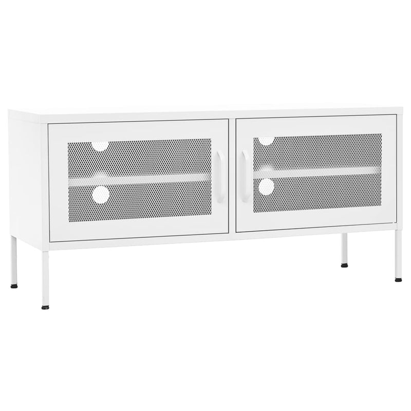 Tv-meubel 105x35x50 cm staal wit MeubelReus