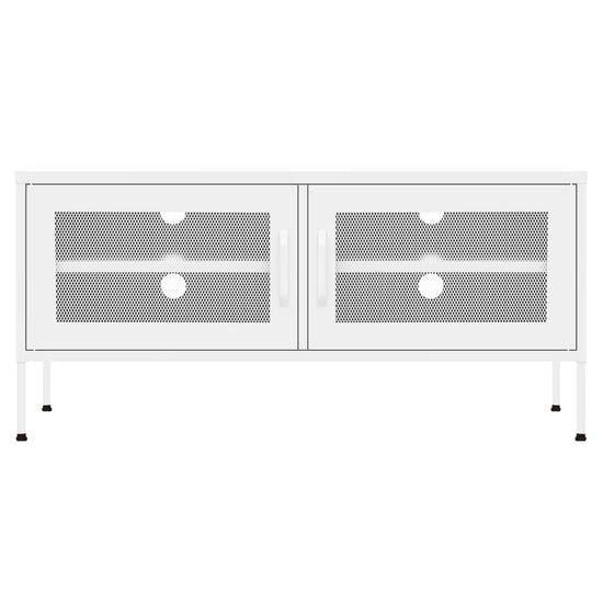 Tv-meubel 105x35x50 cm staal wit MeubelReus