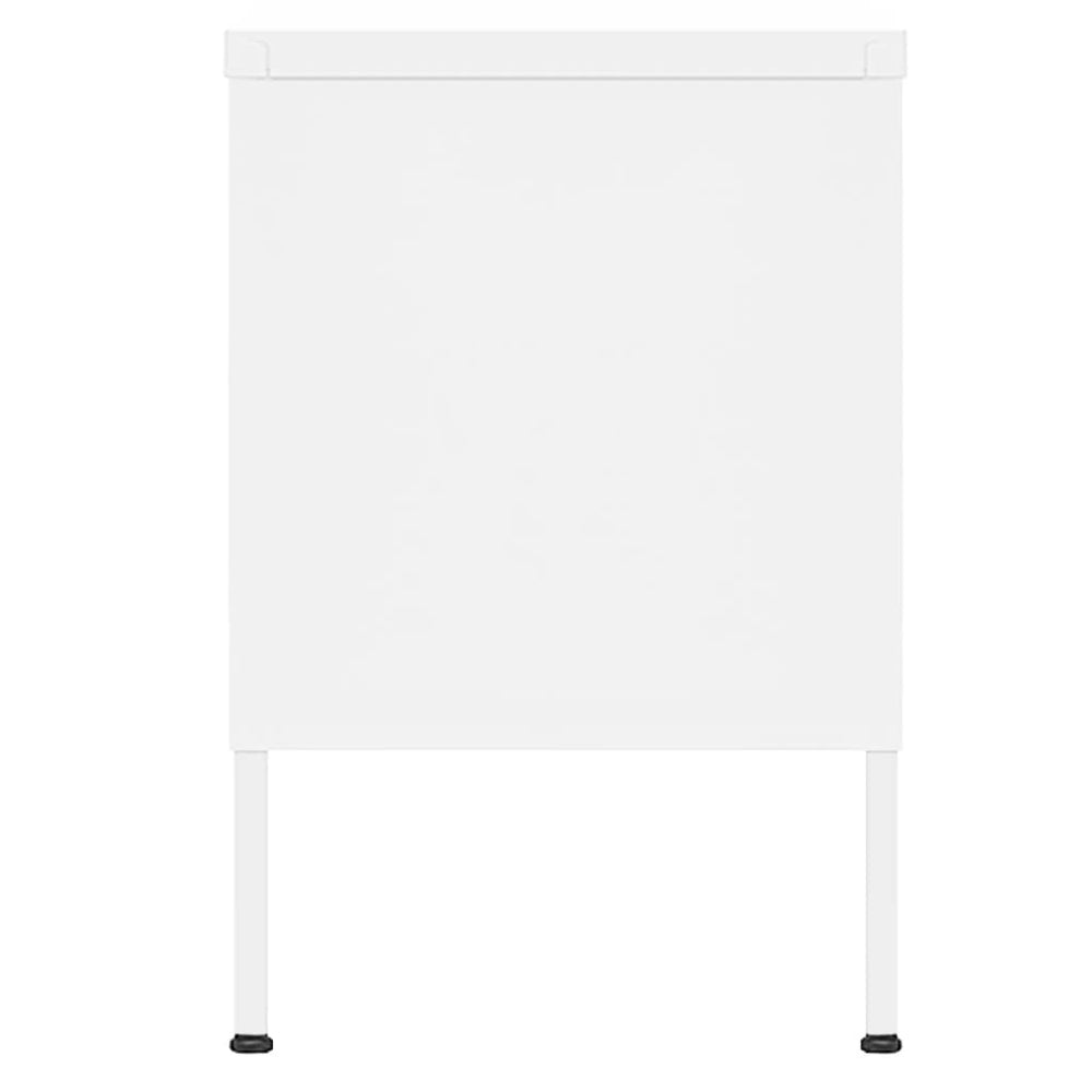 Tv-meubel 105x35x50 cm staal wit MeubelReus