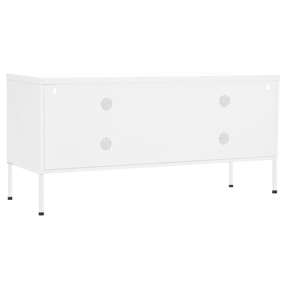 Tv-meubel 105x35x50 cm staal wit MeubelReus