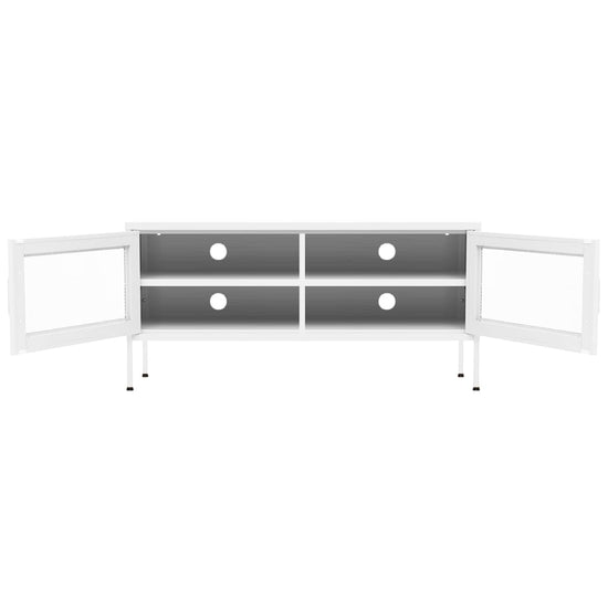 Tv-meubel 105x35x50 cm staal wit MeubelReus