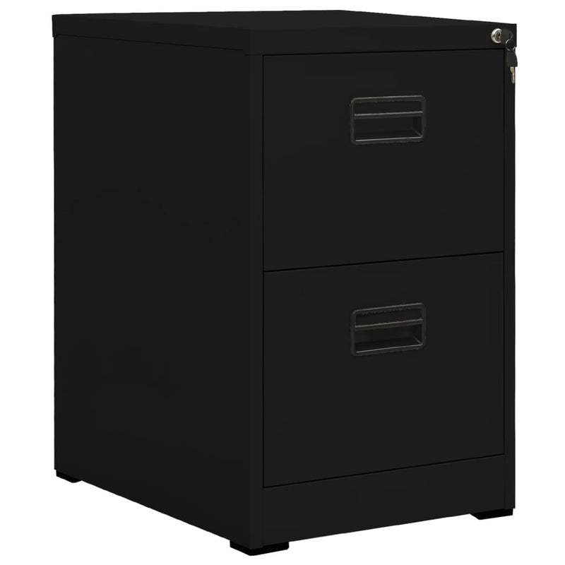 Archiefkast 46x62x72,5 cm staal zwart MeubelReus
