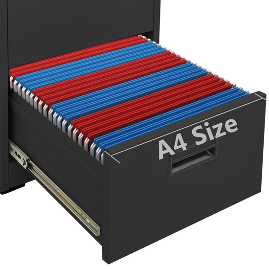 Archiefkast 46x62x72,5 cm staal antracietkleurig MeubelReus