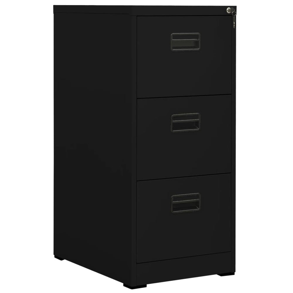 Archiefkast 46x62x102,5 cm staal zwart MeubelReus