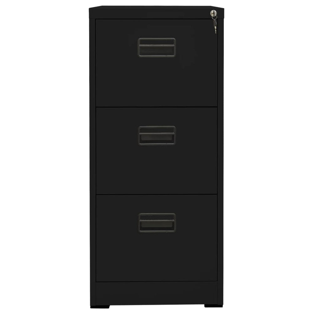 Archiefkast 46x62x102,5 cm staal zwart MeubelReus