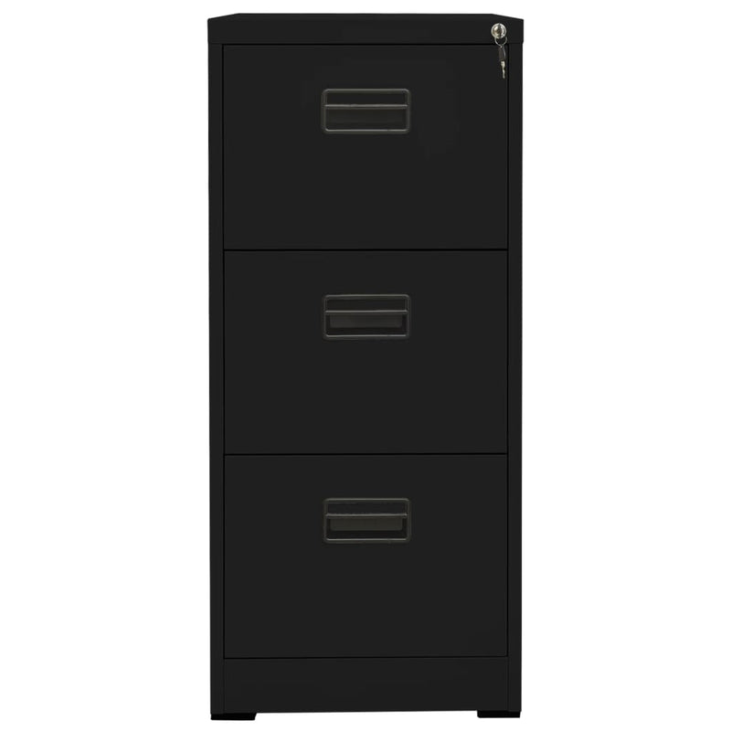 Archiefkast 46x62x102,5 cm staal zwart MeubelReus