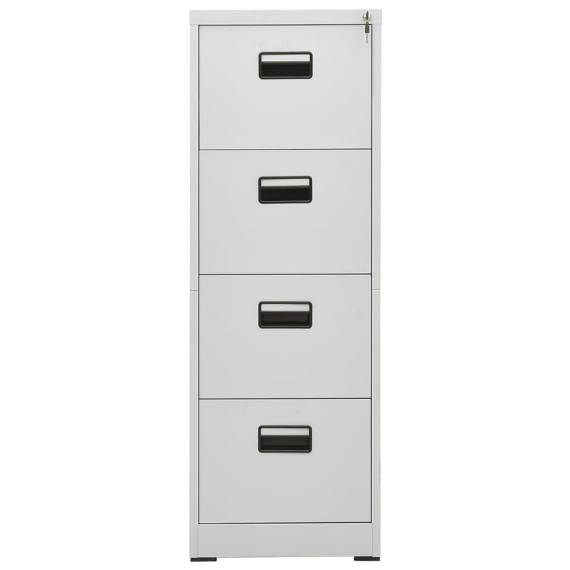 Archiefkast 46x62x133 cm staal lichtgrijs MeubelReus