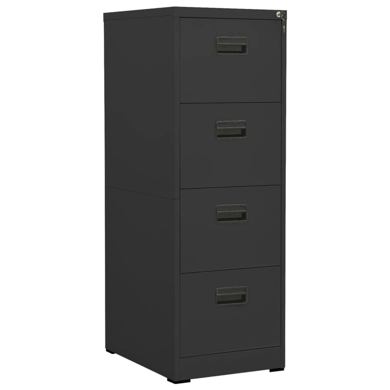 Archiefkast 46x62x133 cm staal antracietkleurig MeubelReus