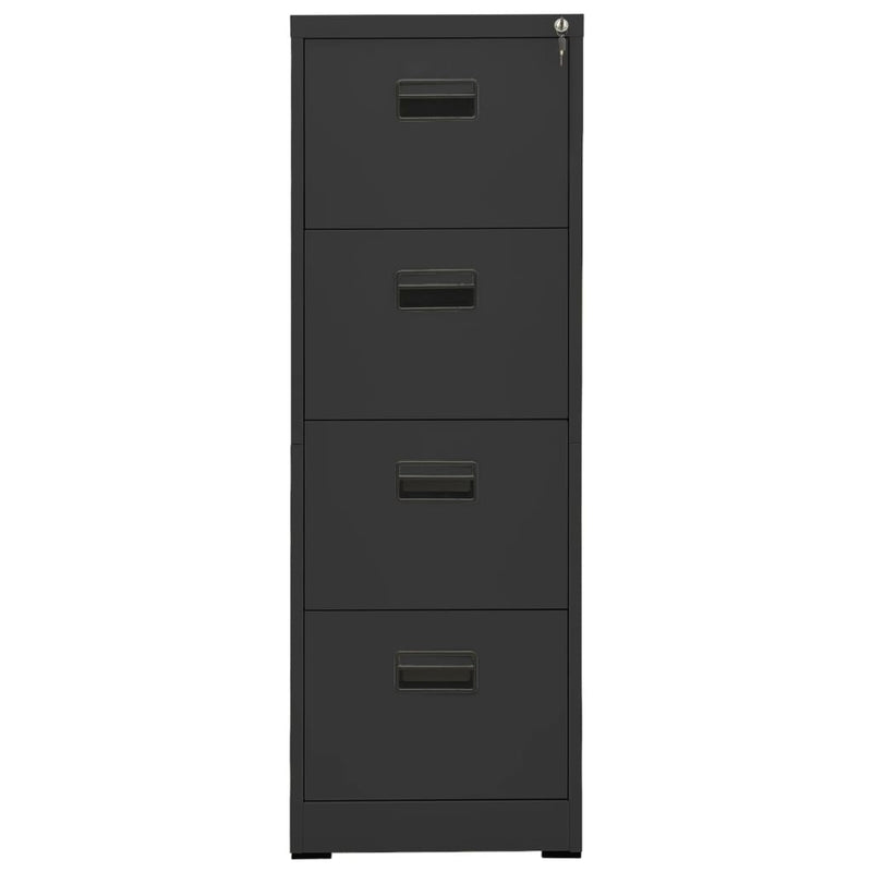 Archiefkast 46x62x133 cm staal antracietkleurig MeubelReus