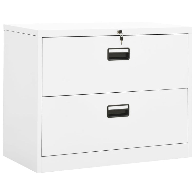Archiefkast 90x46x72,5 cm staal wit MeubelReus