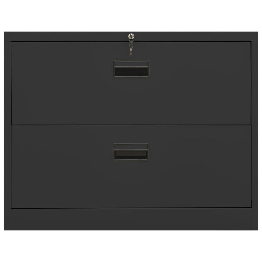 Archiefkast 90x46x72,5 cm staal antracietkleurig MeubelReus