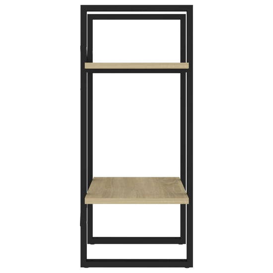 Boekenkast met 2 schappen 40x30x70 cm spaanplaat sonoma eiken MeubelReus