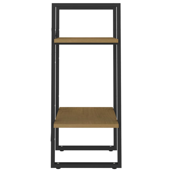 Boekenkast met 2 schappen 40x30x70 cm massief grenenhout MeubelReus