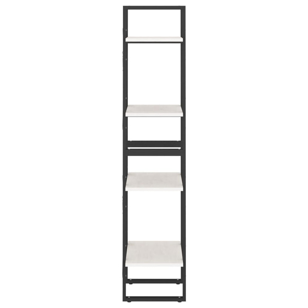 Boekenkast met 4 schappen 40x30x140 cm massief grenenhout MeubelReus