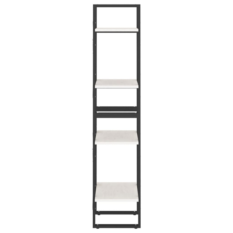 Boekenkast met 4 schappen 40x30x140 cm massief grenenhout MeubelReus