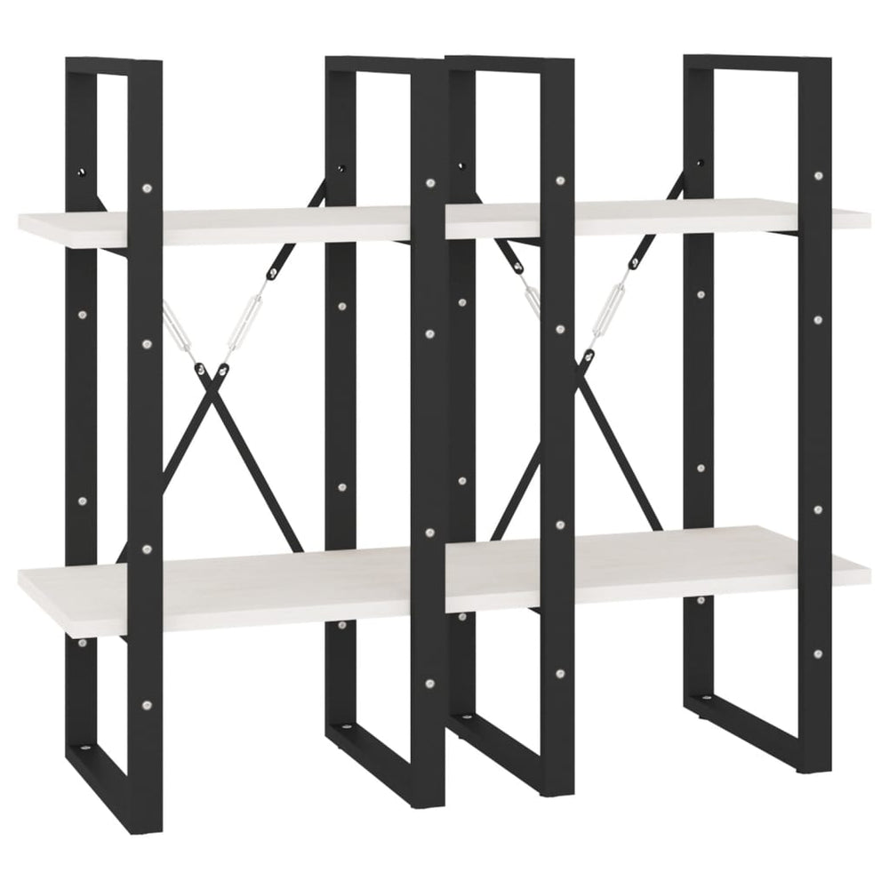 Boekenkast met 4 schappen 40x30x140 cm massief grenenhout MeubelReus