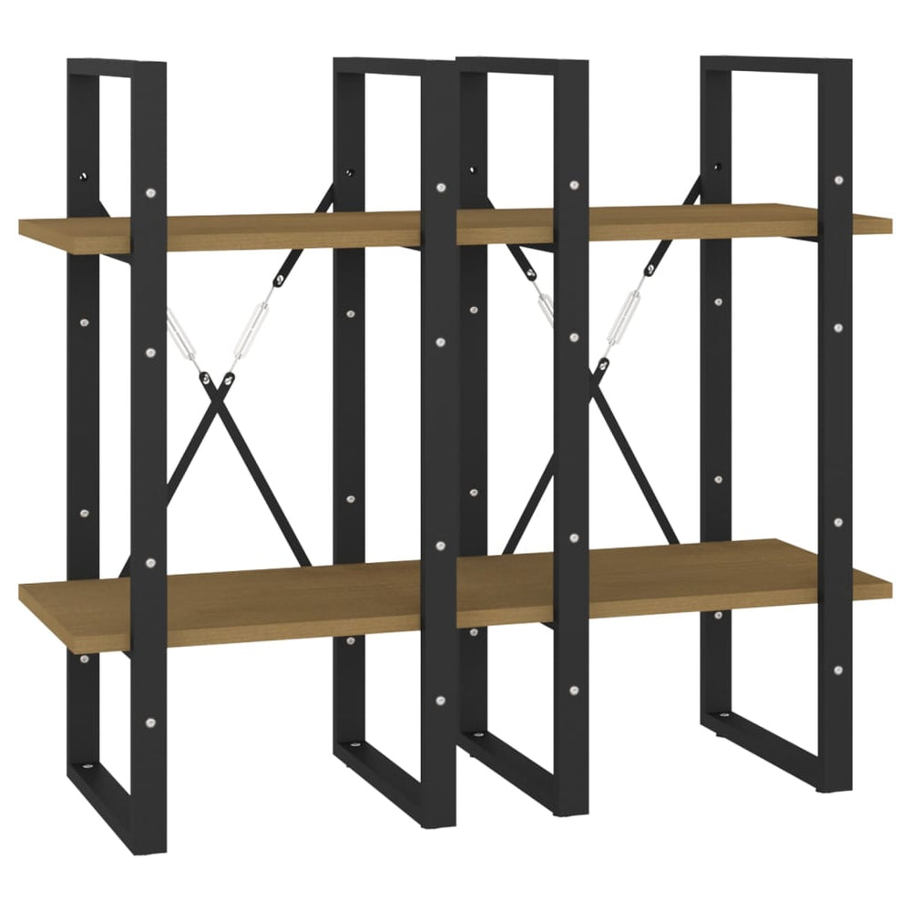 Boekenkast met 4 schappen 40x30x140 cm massief grenenhout MeubelReus
