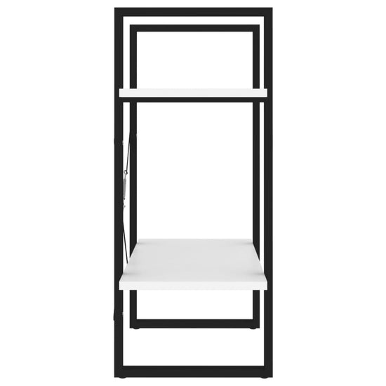 Boekenkast met 2 schappen 60x30x70 cm spaanplaat wit MeubelReus