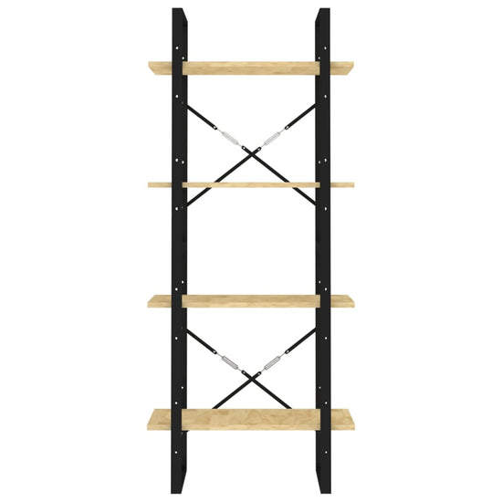 Boekenkast met 4 schappen 60x30x140 cm massief grenenhout MeubelReus