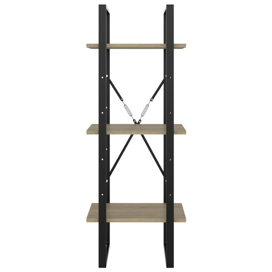 Boekenkast met 3 schappen 40x30x105 cm spaanplaat sonoma eiken MeubelReus