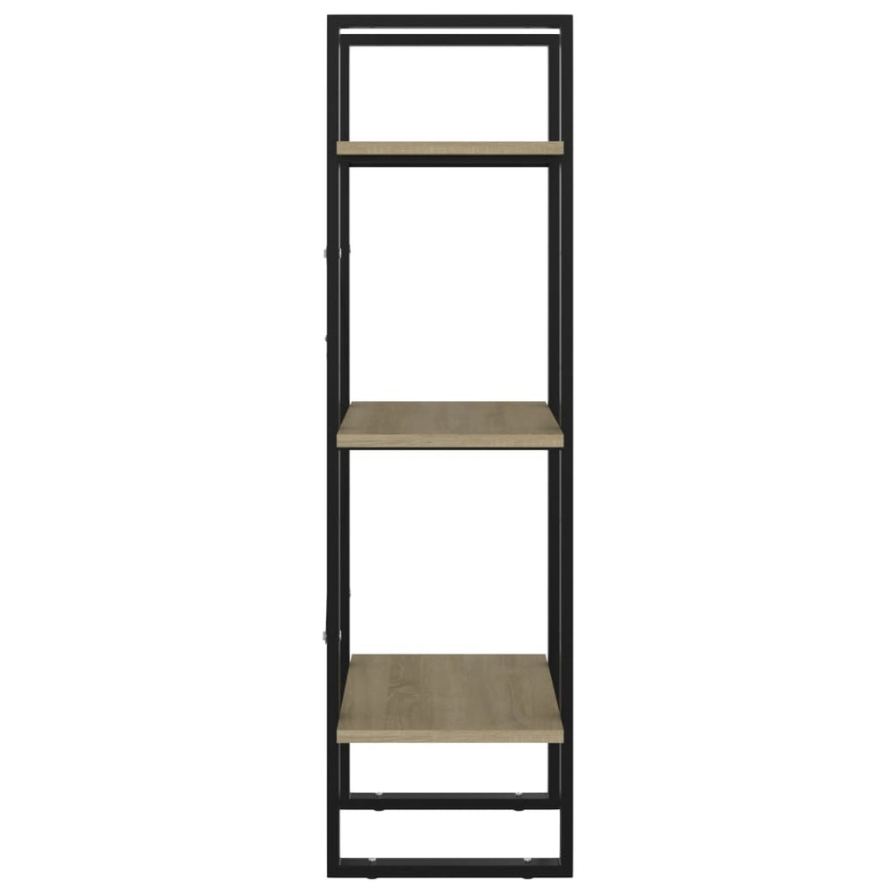 Boekenkast met 3 schappen 40x30x105 cm spaanplaat sonoma eiken MeubelReus