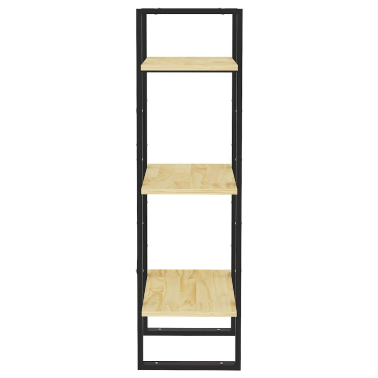 Boekenkast met 3 schappen 40x30x105 cm massief grenenhout MeubelReus