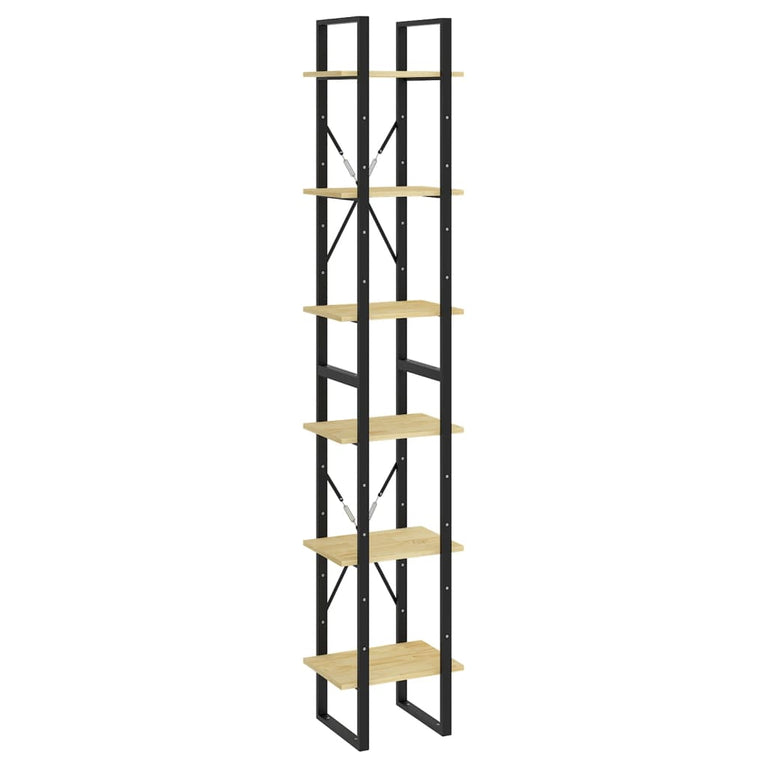 Hoge kast 40x30x210 cm massief grenenhout MeubelReus