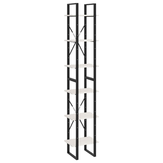 Hoge kast 40x30x210 cm massief grenenhout wit MeubelReus