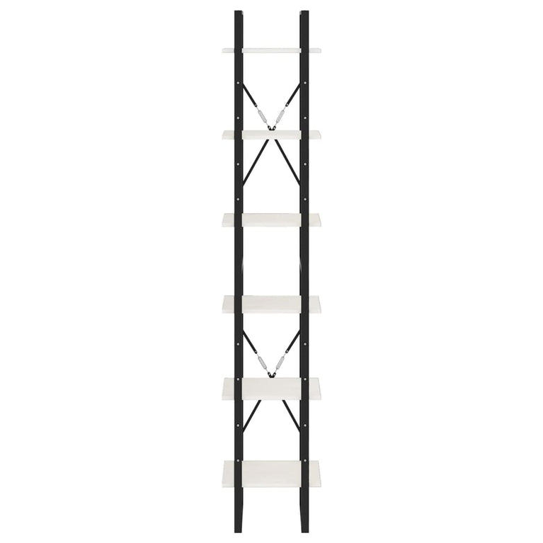 Hoge kast 40x30x210 cm massief grenenhout wit MeubelReus