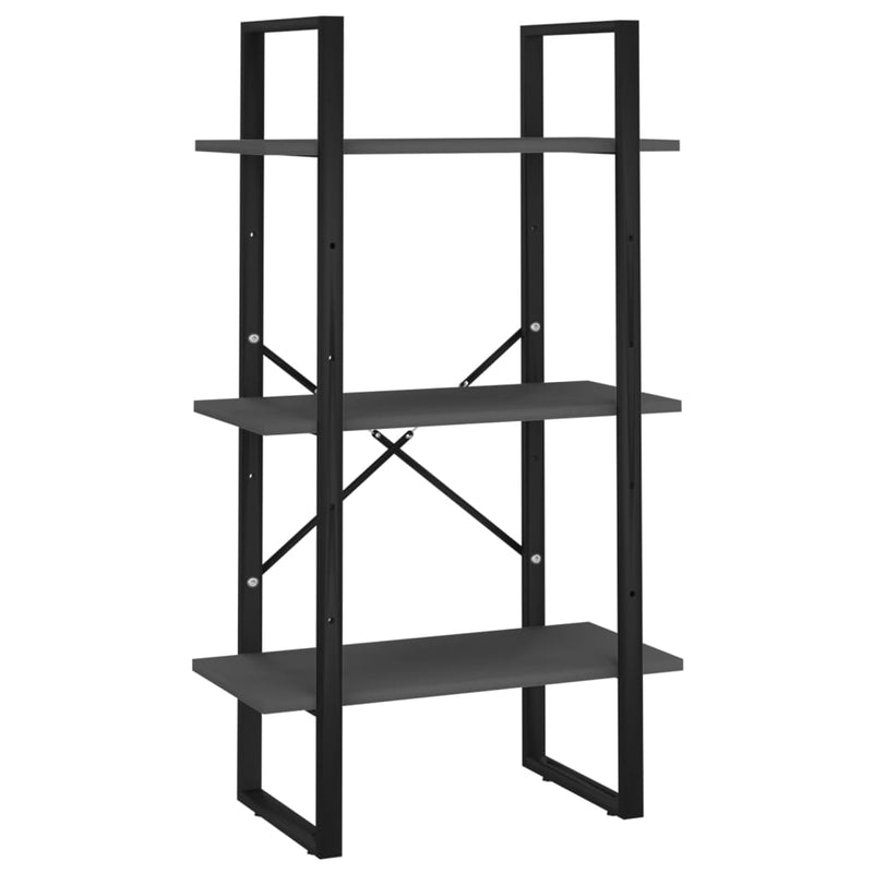Opbergrek 60x30x105 cm spaanplaat grijs MeubelReus