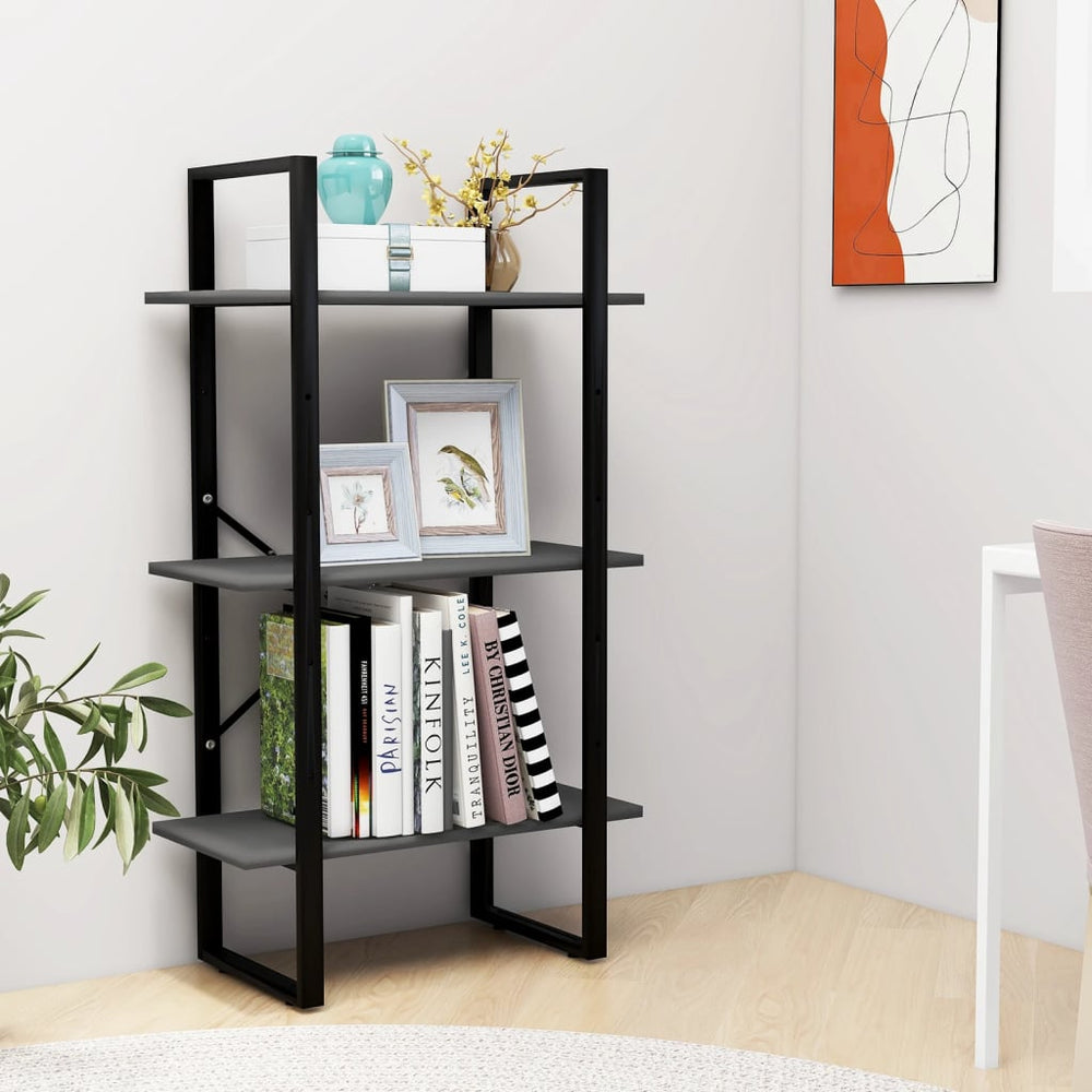 Opbergrek 60x30x105 cm spaanplaat grijs MeubelReus
