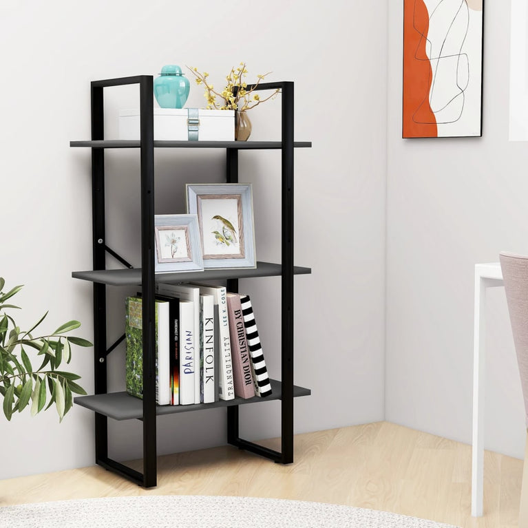 Opbergrek 60x30x105 cm spaanplaat grijs MeubelReus