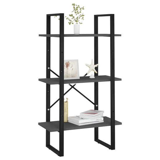 Opbergrek 60x30x105 cm spaanplaat grijs MeubelReus