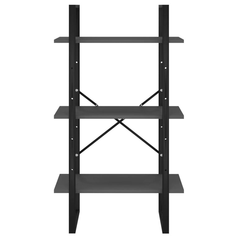 Opbergrek 60x30x105 cm spaanplaat grijs MeubelReus