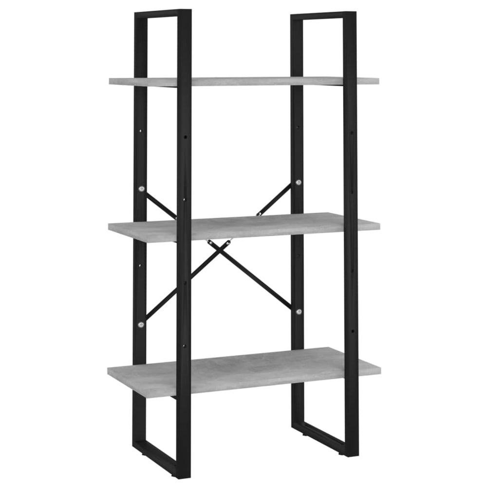 Opbergrek 60x30x105 cm spaanplaat betongrijs MeubelReus