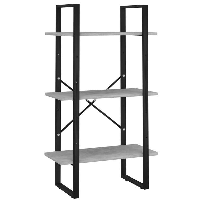 Opbergrek 60x30x105 cm spaanplaat betongrijs MeubelReus