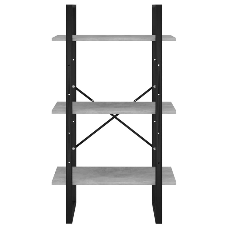 Opbergrek 60x30x105 cm spaanplaat betongrijs MeubelReus