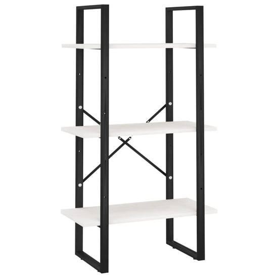 Opbergrek 60x30x105 cm massief grenenhout wit MeubelReus