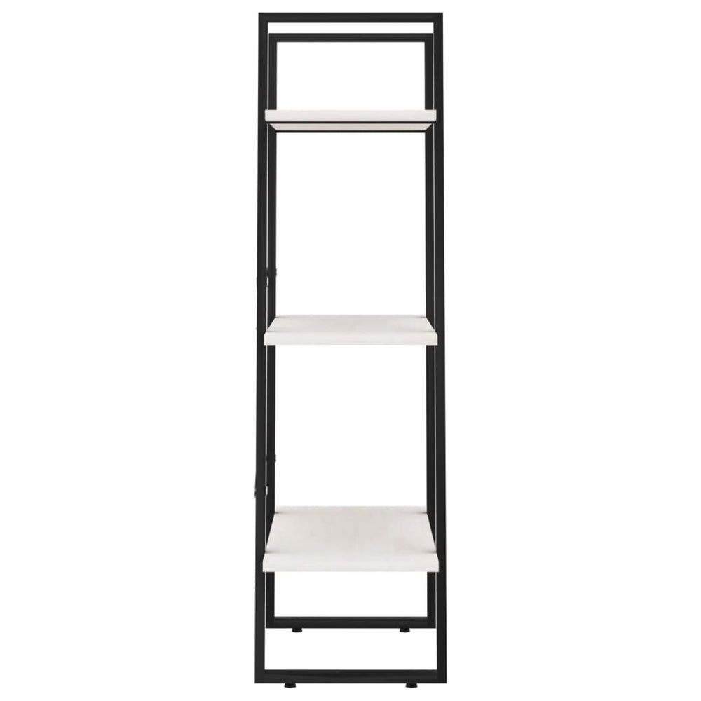 Opbergrek 60x30x105 cm massief grenenhout wit MeubelReus