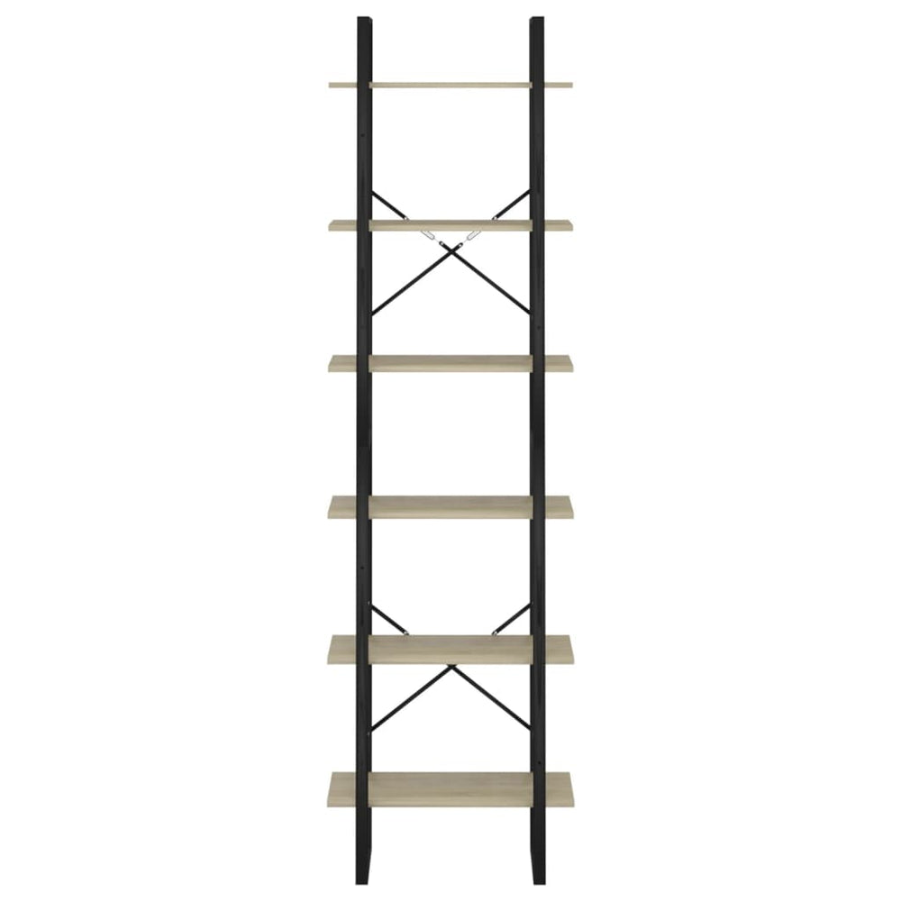 Opbergrek 60x30x210 cm bewerkt hout sonoma eikenkleurig MeubelReus