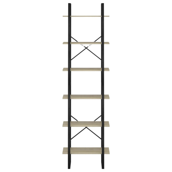 Opbergrek 60x30x210 cm bewerkt hout sonoma eikenkleurig MeubelReus