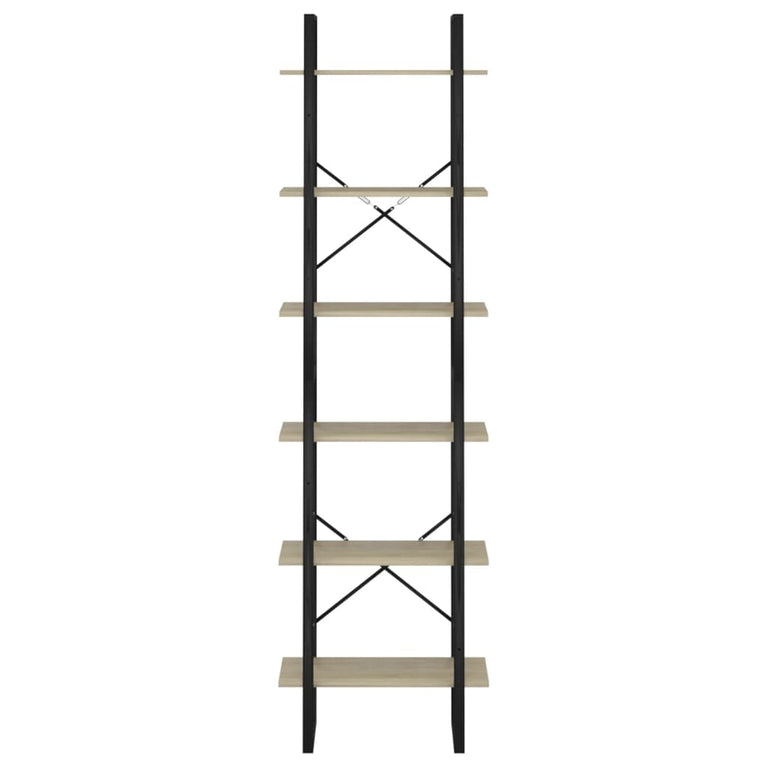 Opbergrek 60x30x210 cm bewerkt hout sonoma eikenkleurig MeubelReus