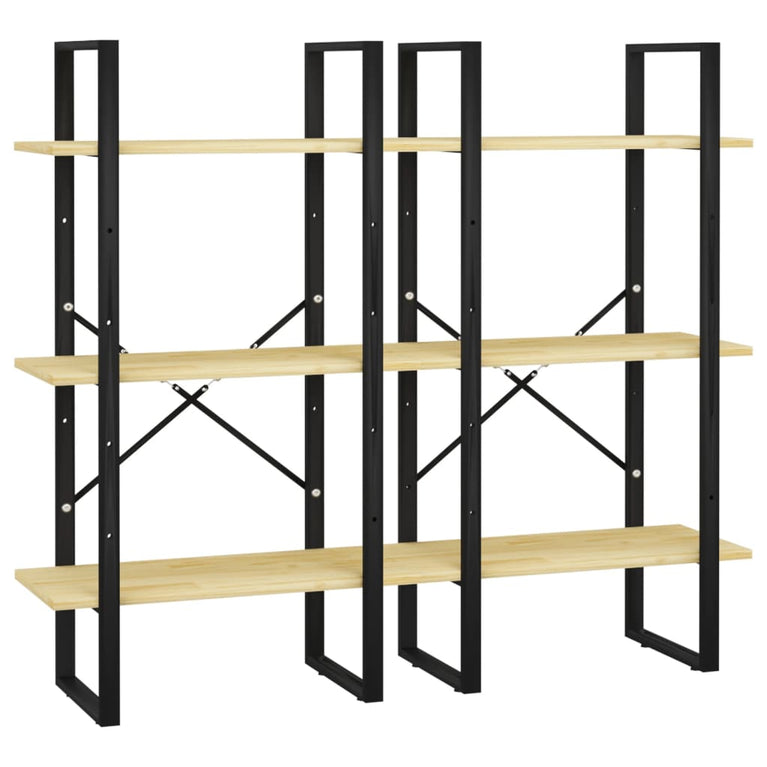 Opbergrek 60x30x210 cm massief grenenhout MeubelReus