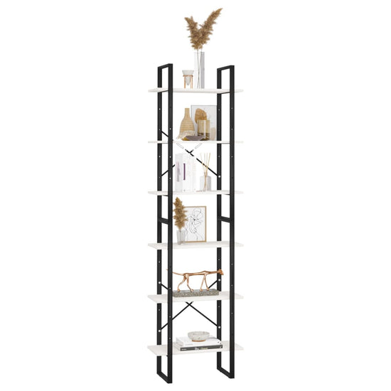 Opbergrek 60x30x210 cm massief grenenhout wit MeubelReus
