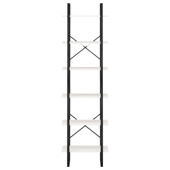 Opbergrek 60x30x210 cm massief grenenhout wit MeubelReus