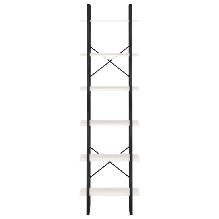 Opbergrek 60x30x210 cm massief grenenhout wit MeubelReus